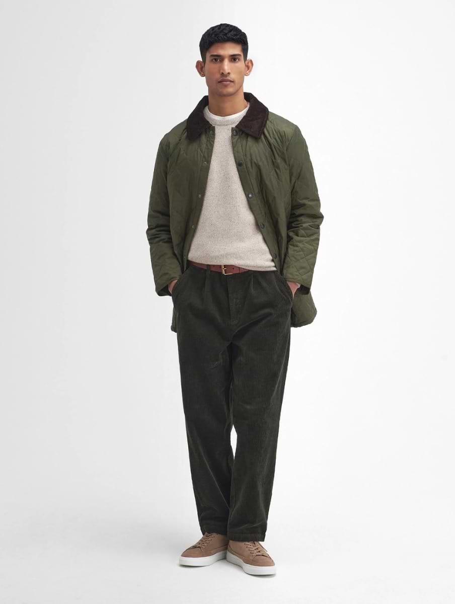 Barbour Heritage Liddesdale Quilted Jacket Olive Griggs