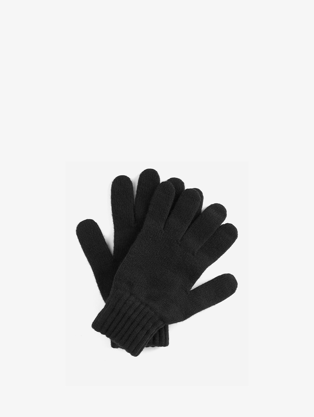 Barbour Men's Lambswool Gloves Black