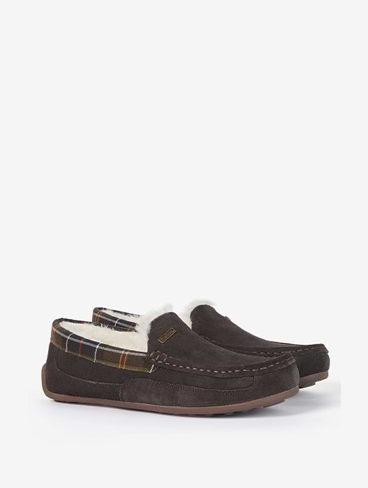 Barbour Men's Martin Slipper Brown 