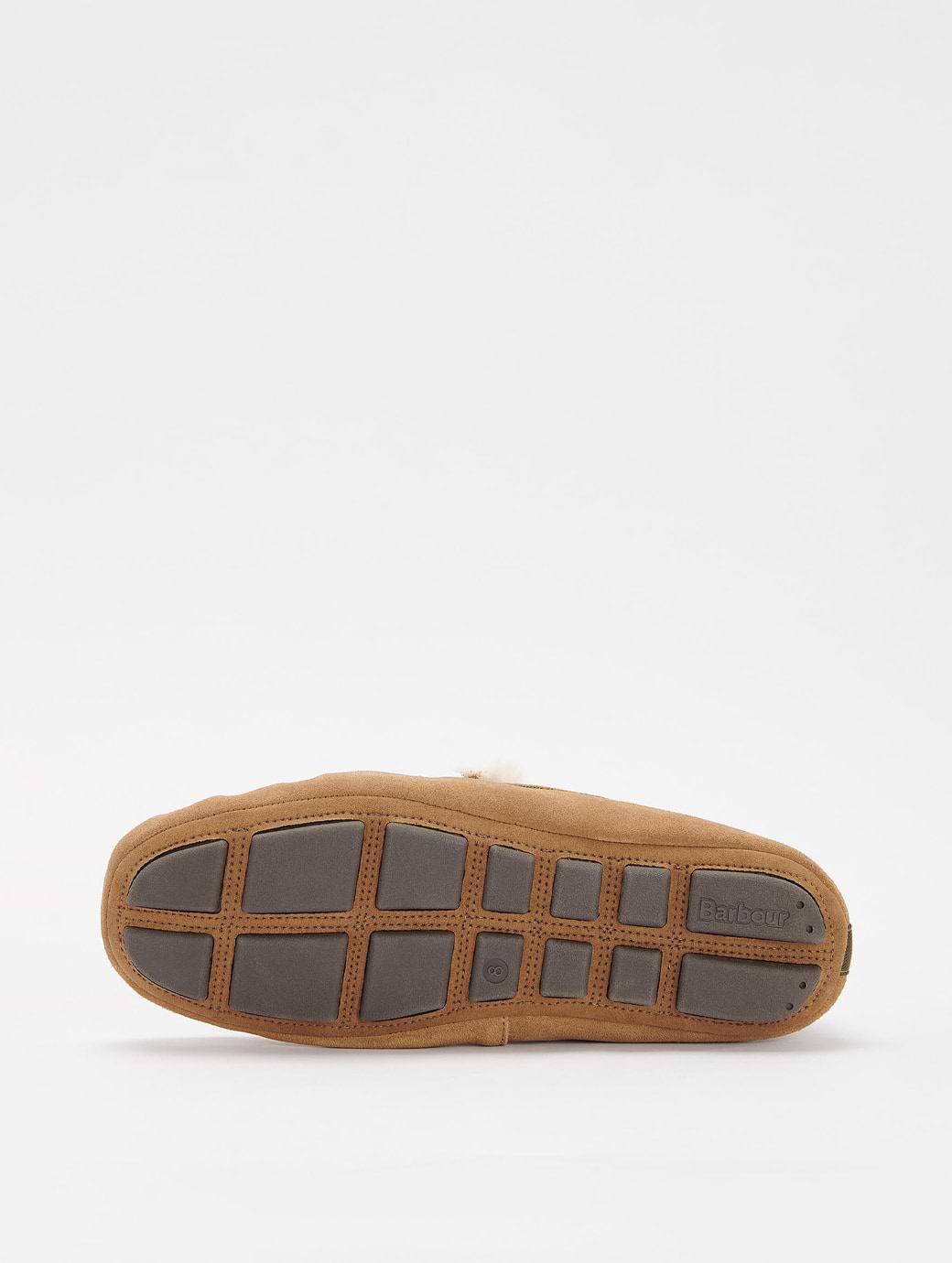 Barbour Men's Monty Moccasin Slippers Camel Suede