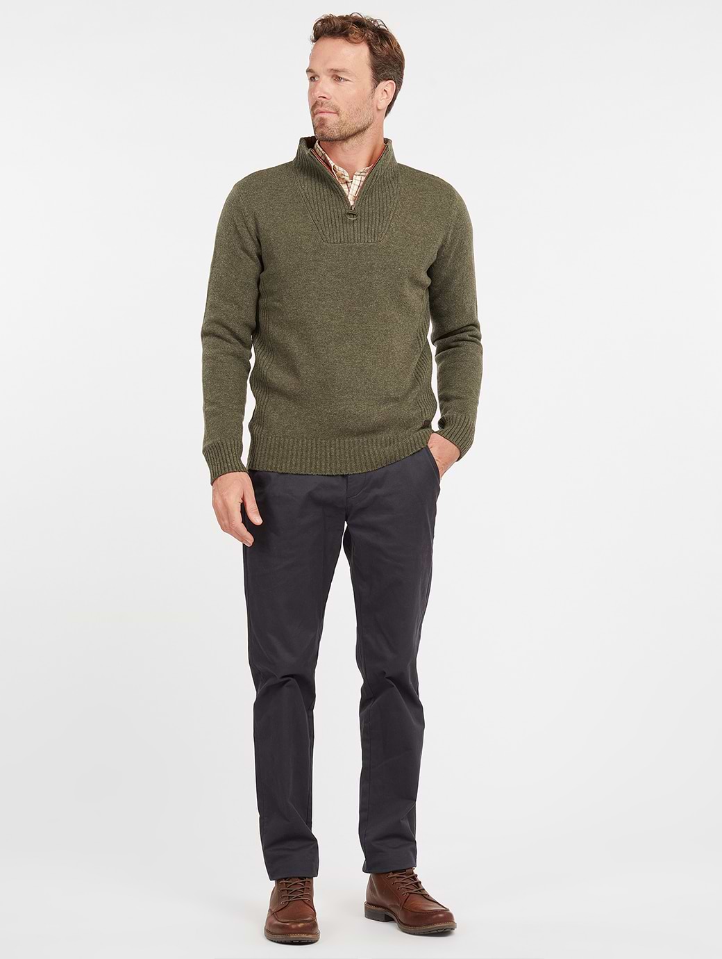 Barbour nelson essential half zip jumper new arrivals