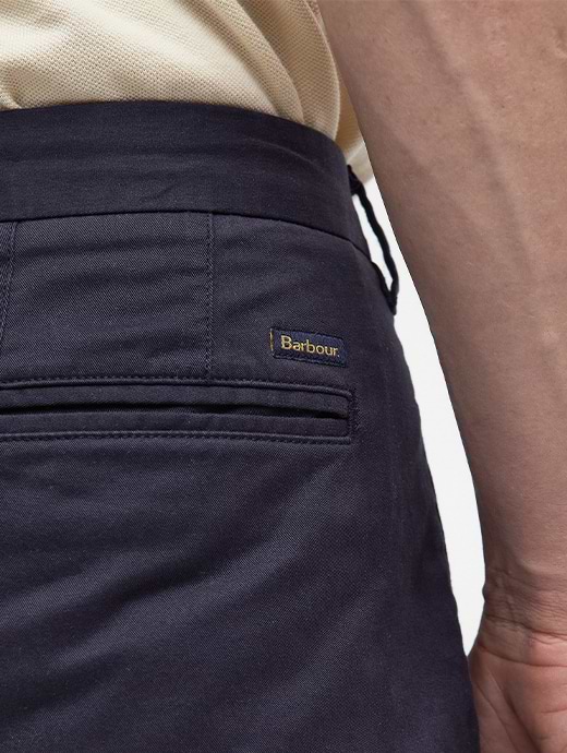 Barbour Men's Neuston Essential Regular Chino Navy