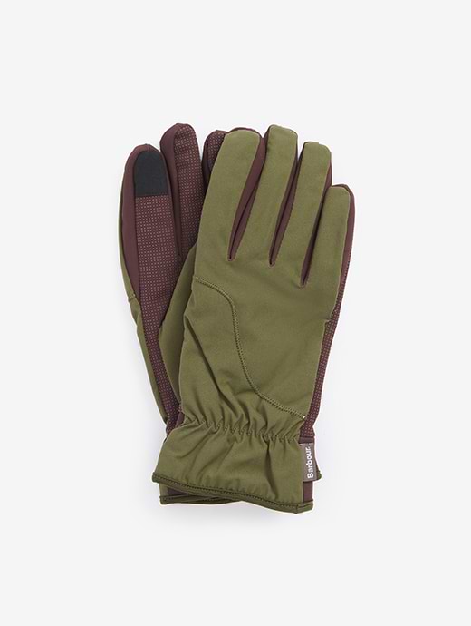 Barbour Men's Overdale Waterproof Gloves Olive