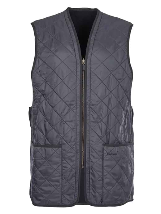 Barbour Men's Polarquilt Waistcoat/Zip-In Liner Navy