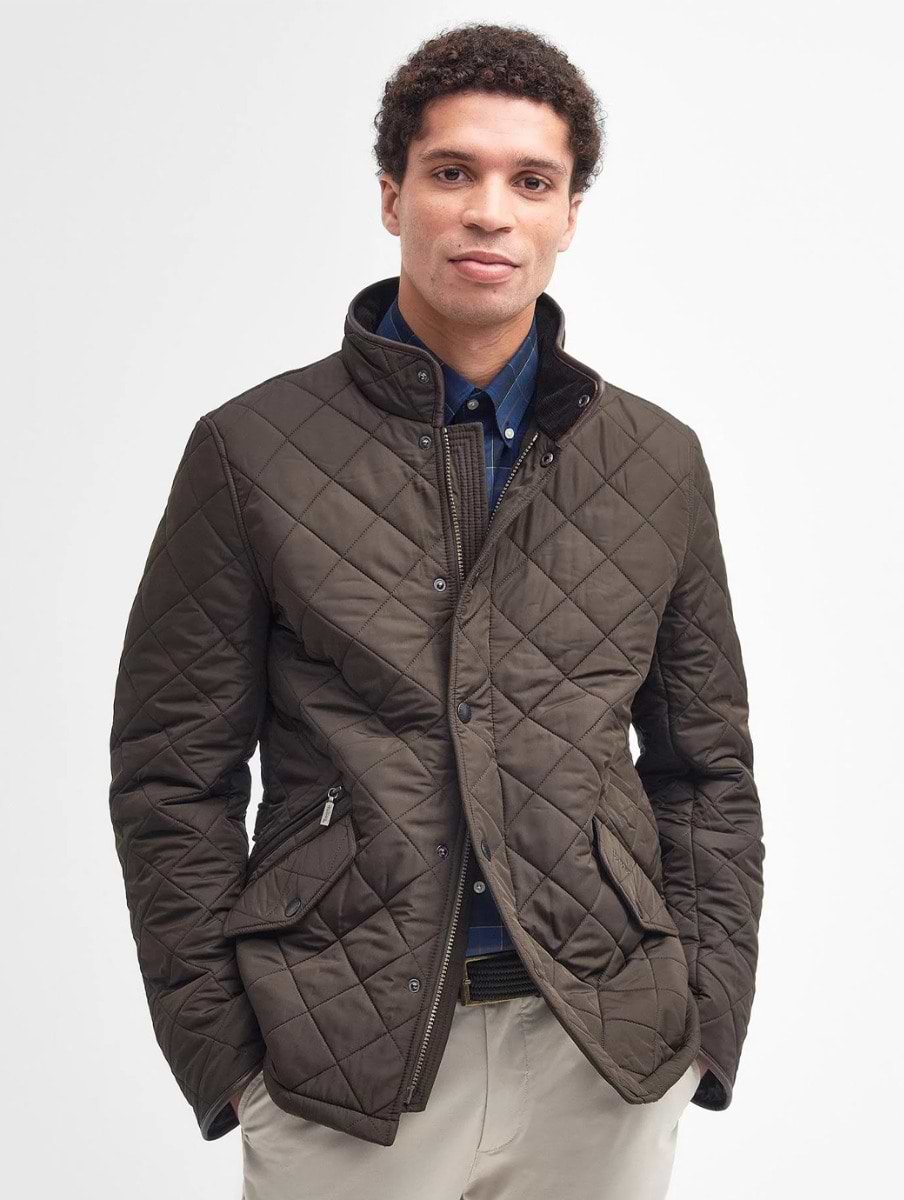 Barbour Powell Quilt Jacket Olive Griggs