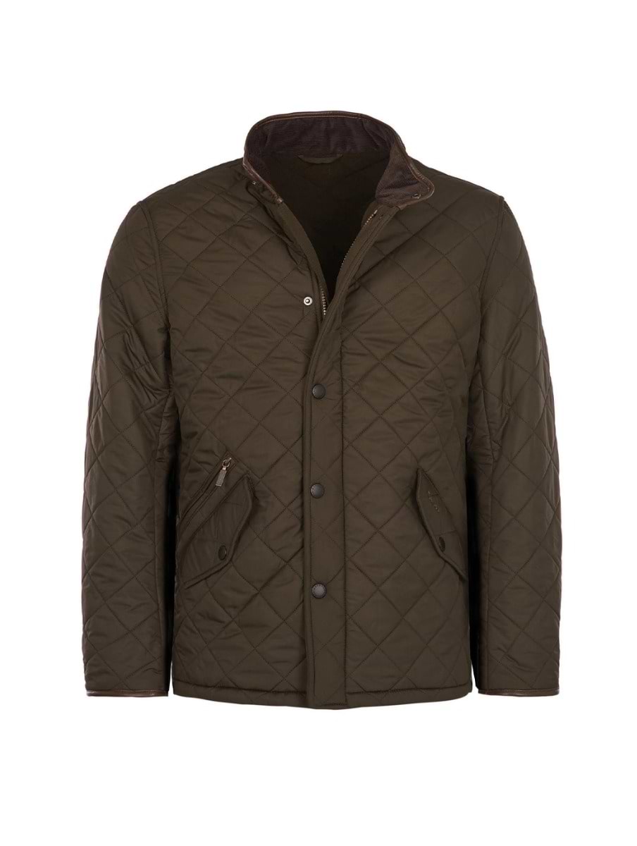 Barbour Men s Powell Quilted Jacket Olive