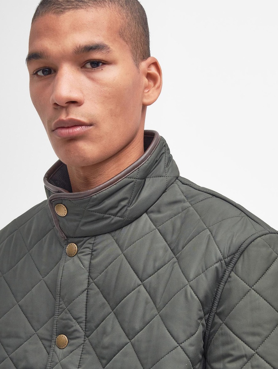 Barbour Men s Powell Quilted Jacket Sage