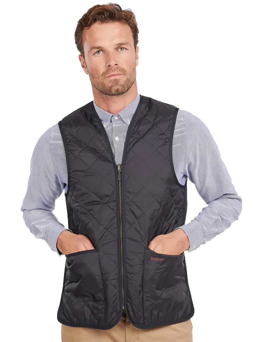 Barbour beaufort zip in liner top