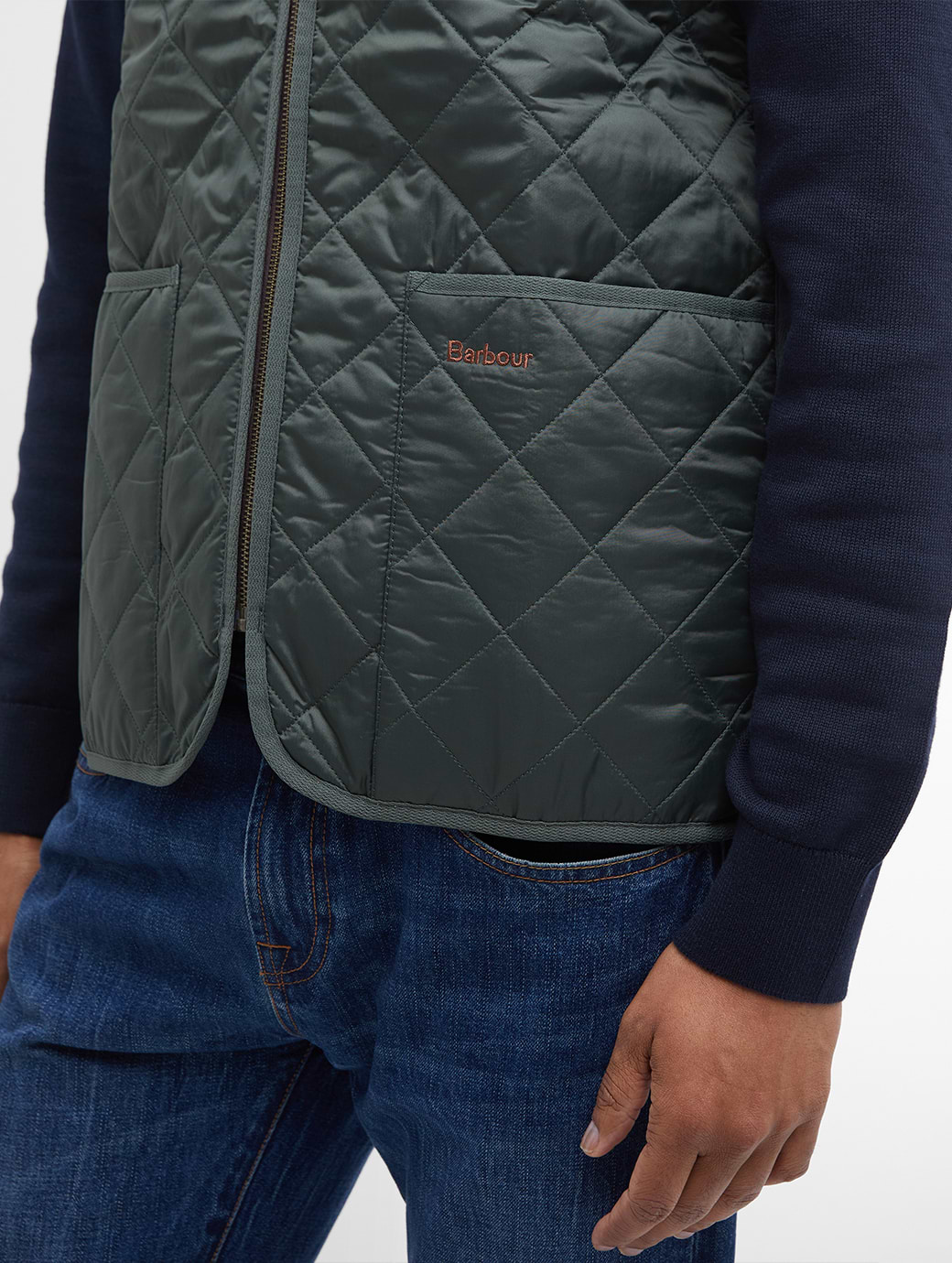 ジャケット・アウター Barbour QUILTED WAISTCOAT ZIP IN LINER Barbour Waistcoat Quilted Zip-in Black MLI0001-BK91 order