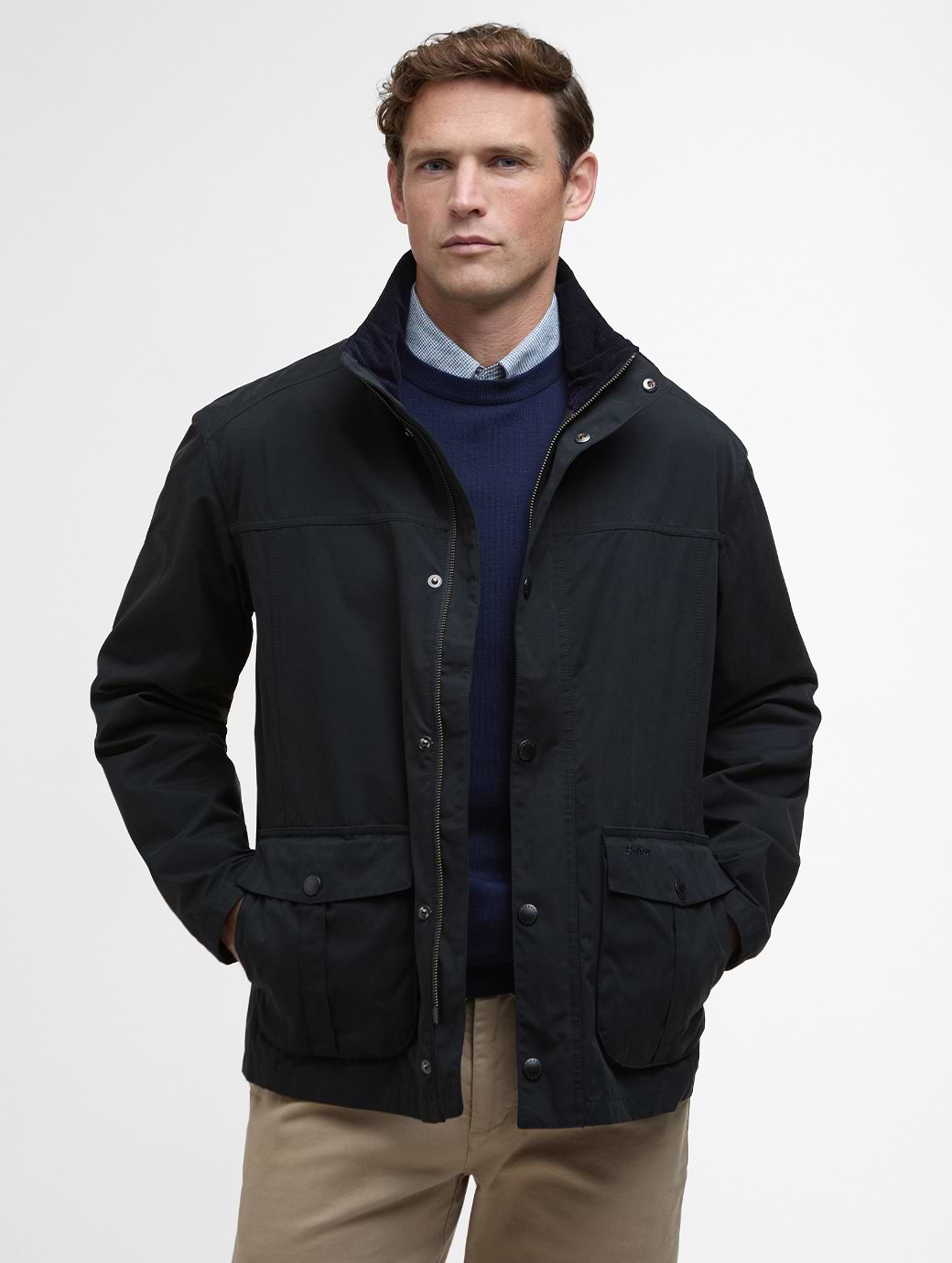 Barbour Men's Sander Casual Jacket Navy