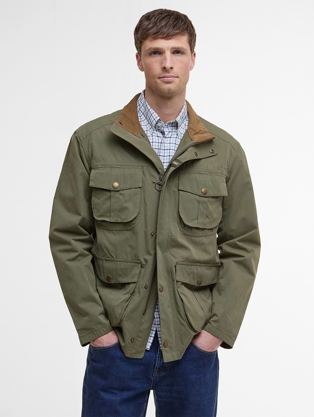 Barbour Men's Sanderling Casual Jacket Fern
