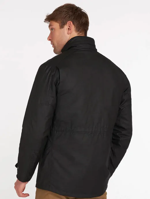 Barbour Men's Sapper Wax Jacket Black