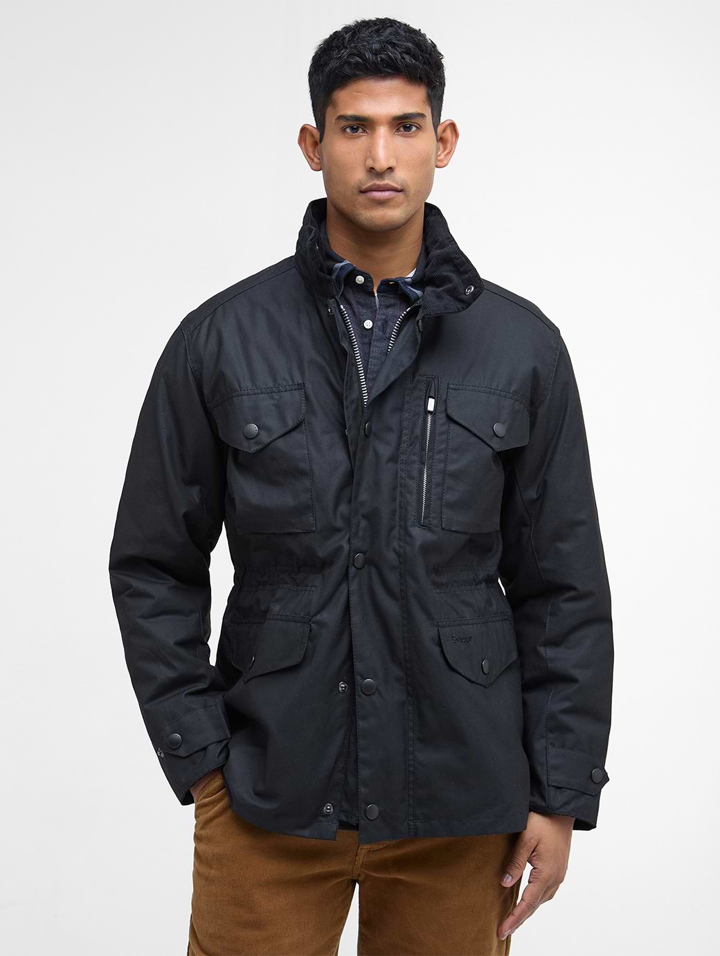 Barbour Men's Sapper Wax Jacket Classic Black/Classic