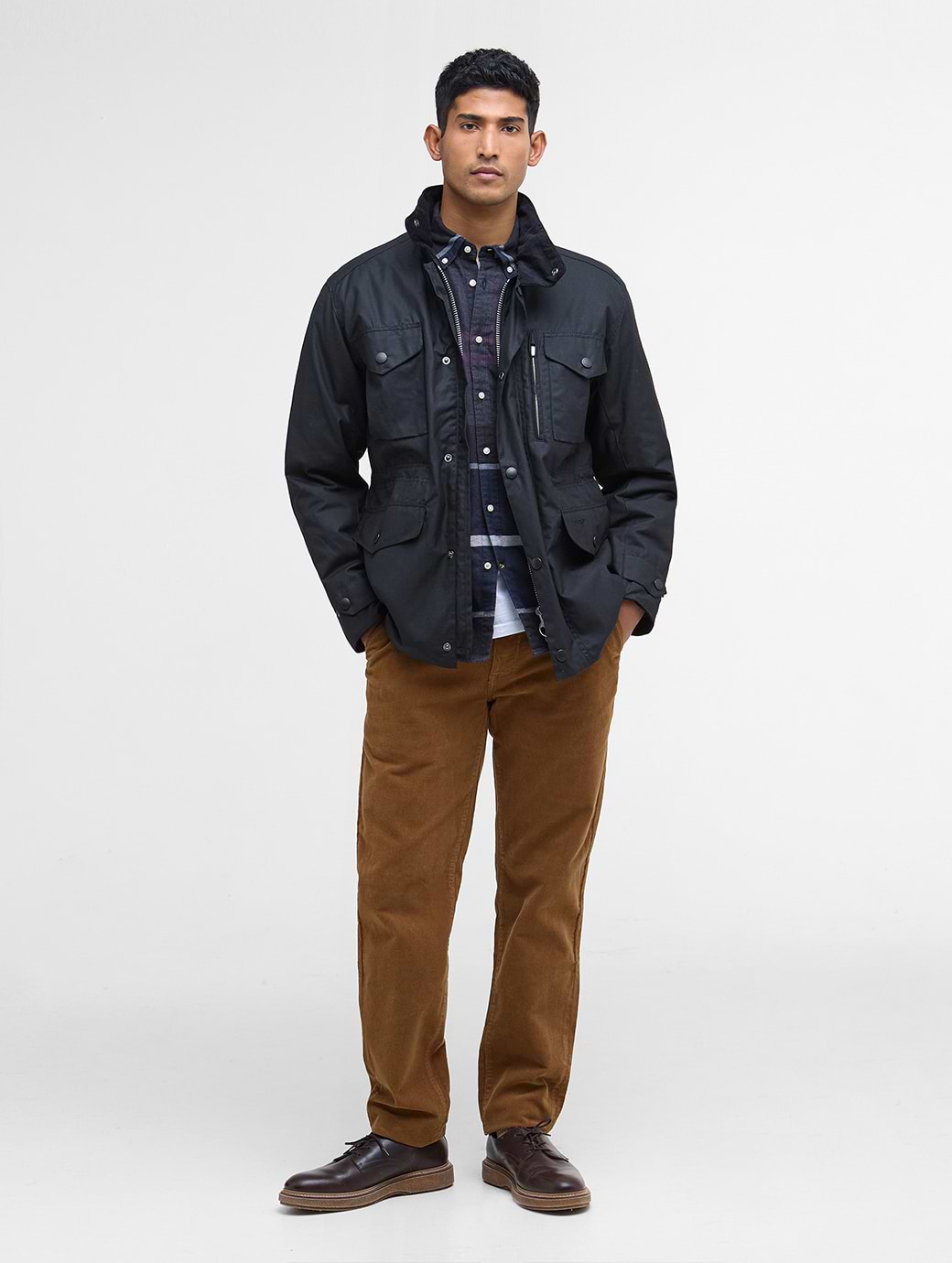 Barbour Men's Sapper Wax Jacket Classic Black/Classic