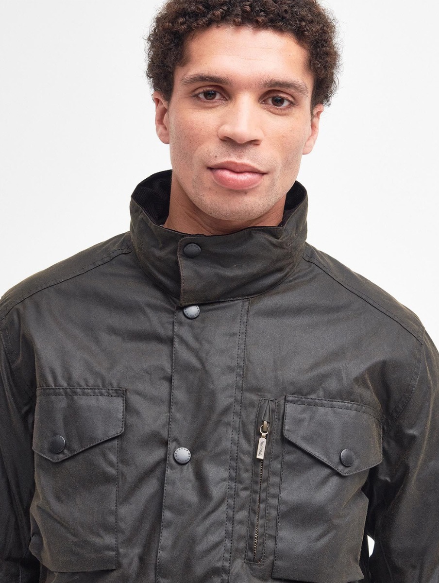 Barbour Men s Sapper Wax Jacket Olive