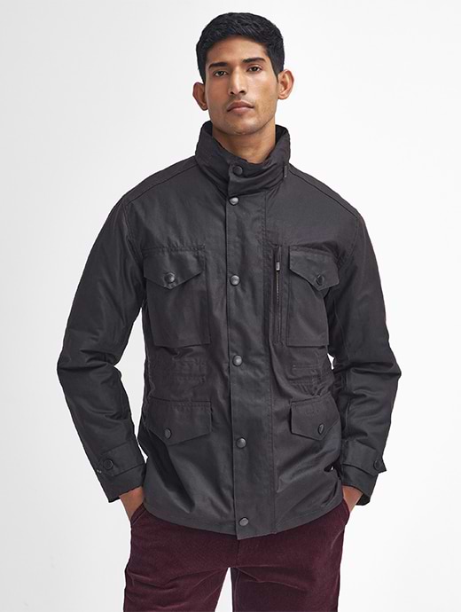 Men's barbour sapper waxed jacket deals