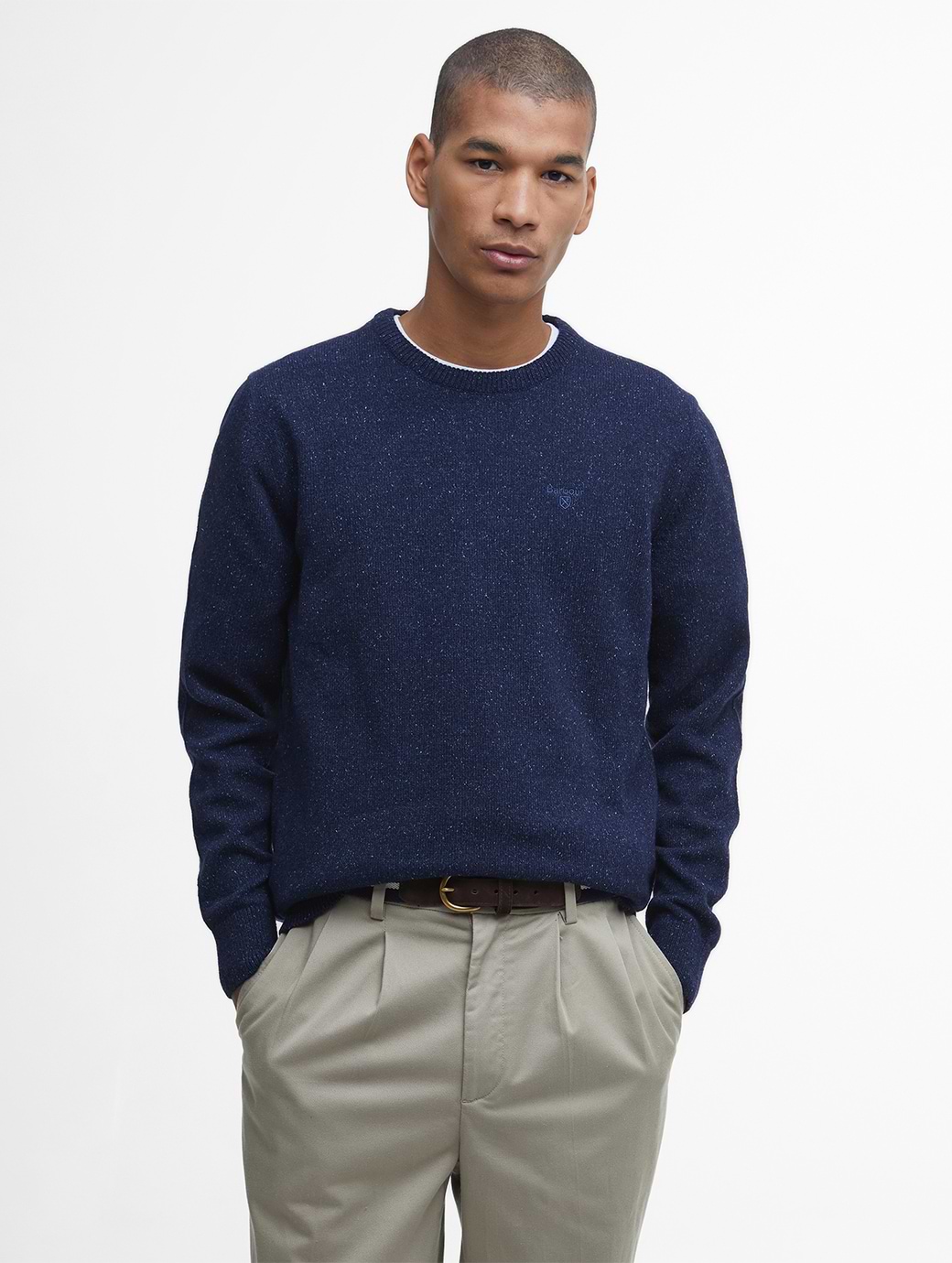Barbour Tisbury Crew Neck Sweater バブアー TISBURY CREW SL