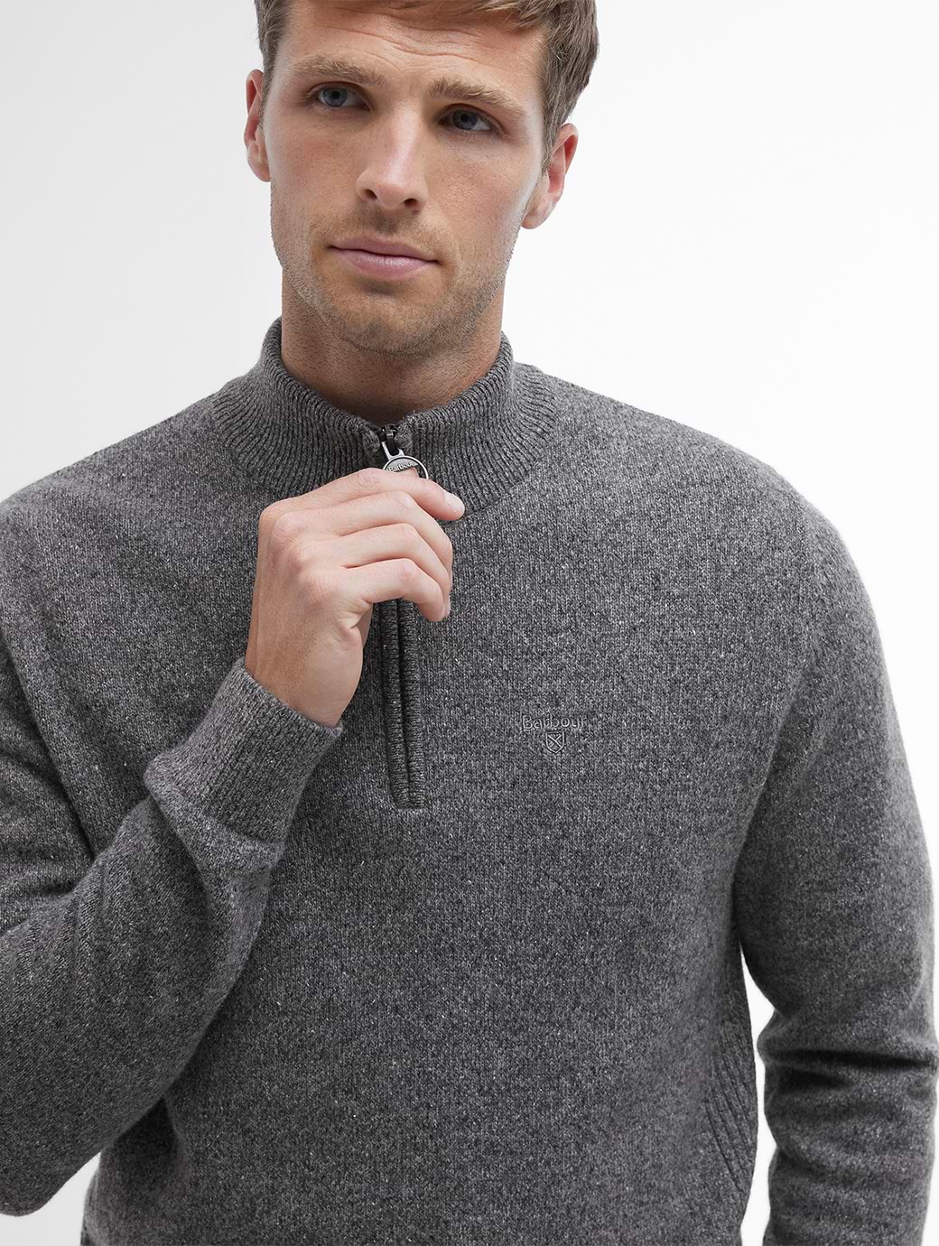 Barbour sweater Grey online