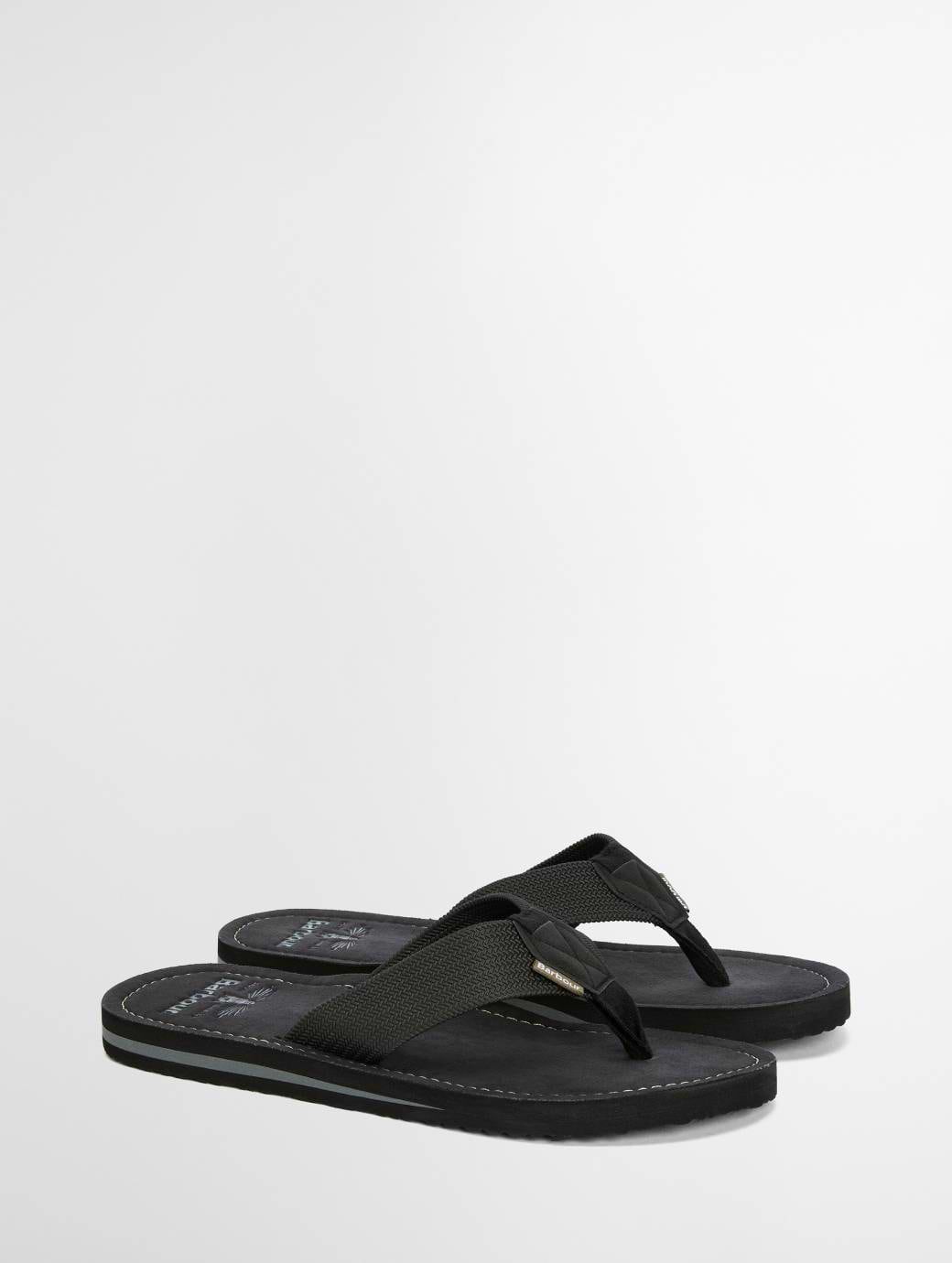 Barbour Men's Toeman Sandals Black 
