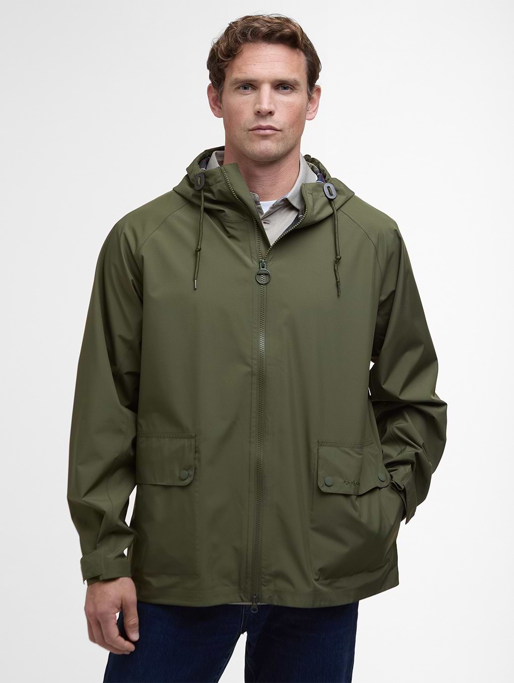Barbour Men's Trover Waterproof Jacket Fern