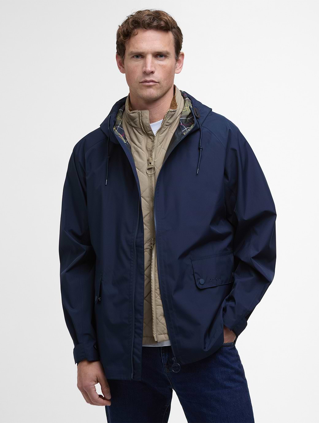 Barbour Men's Trover Waterproof Jacket Navy