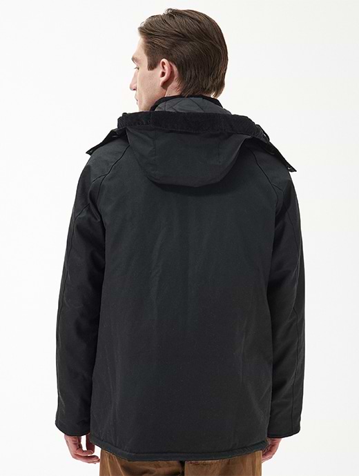 Barbour Men's Winter Bedale Jacket Black/Black Slate