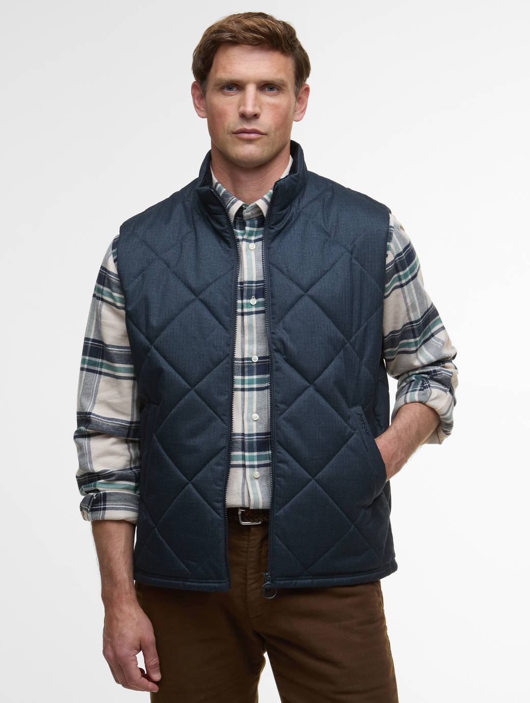 Barbour Men's Winter Finn Gilet Navy