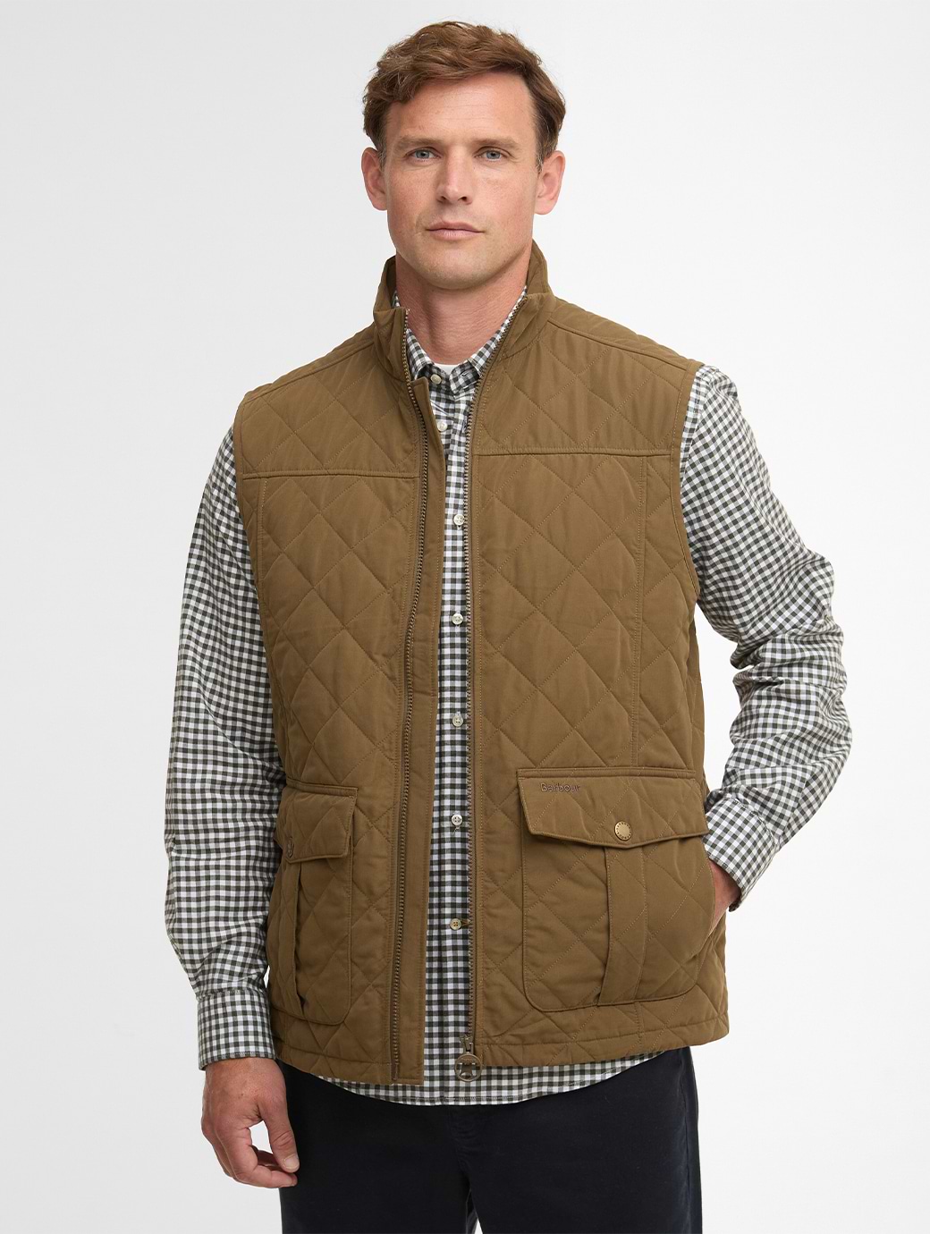 Barbour Men's Sander Quilted Gilet Beech