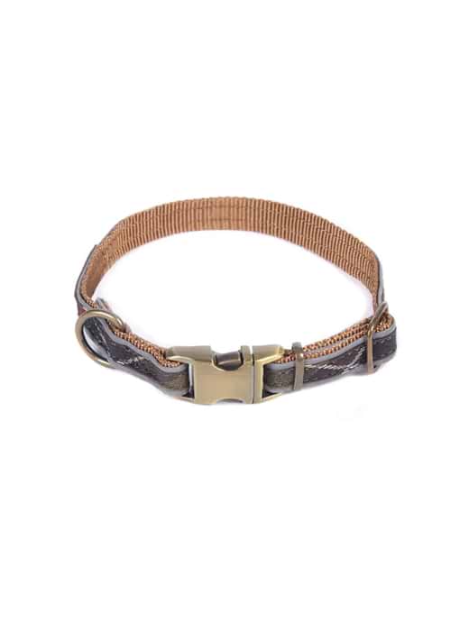 Barbour Reflective Tartan Dog Collar Classic Tartan
