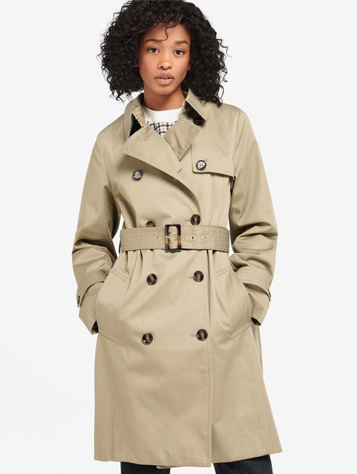 Barbour trench coat womens clearance