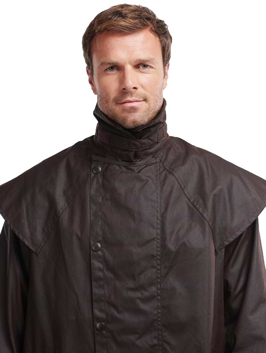 Barbour mens stockman long wax coat new arrivals