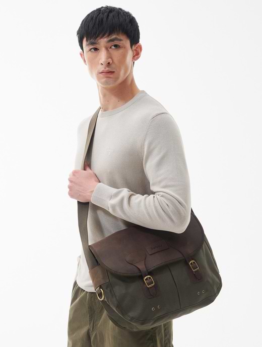Barbour leather tarras top