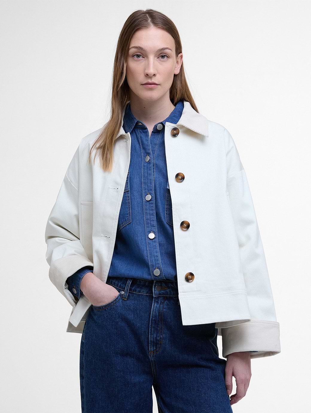 Barbour Women's Abbey Casual Jacket Neutral