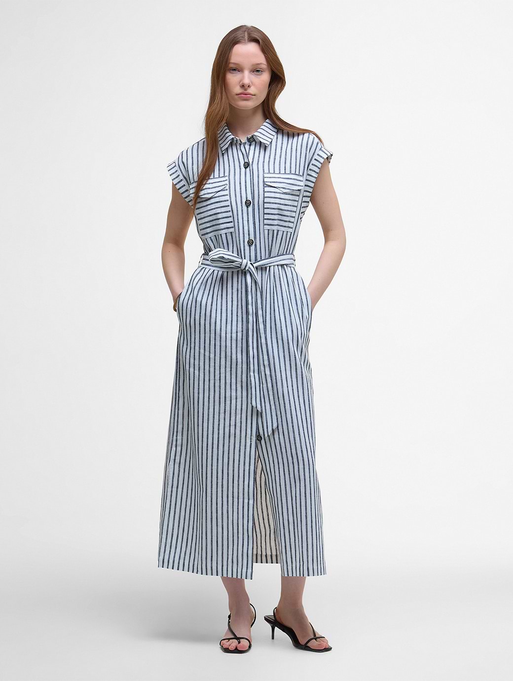 Barbour Women's Abby Dress Navy/White Stripe