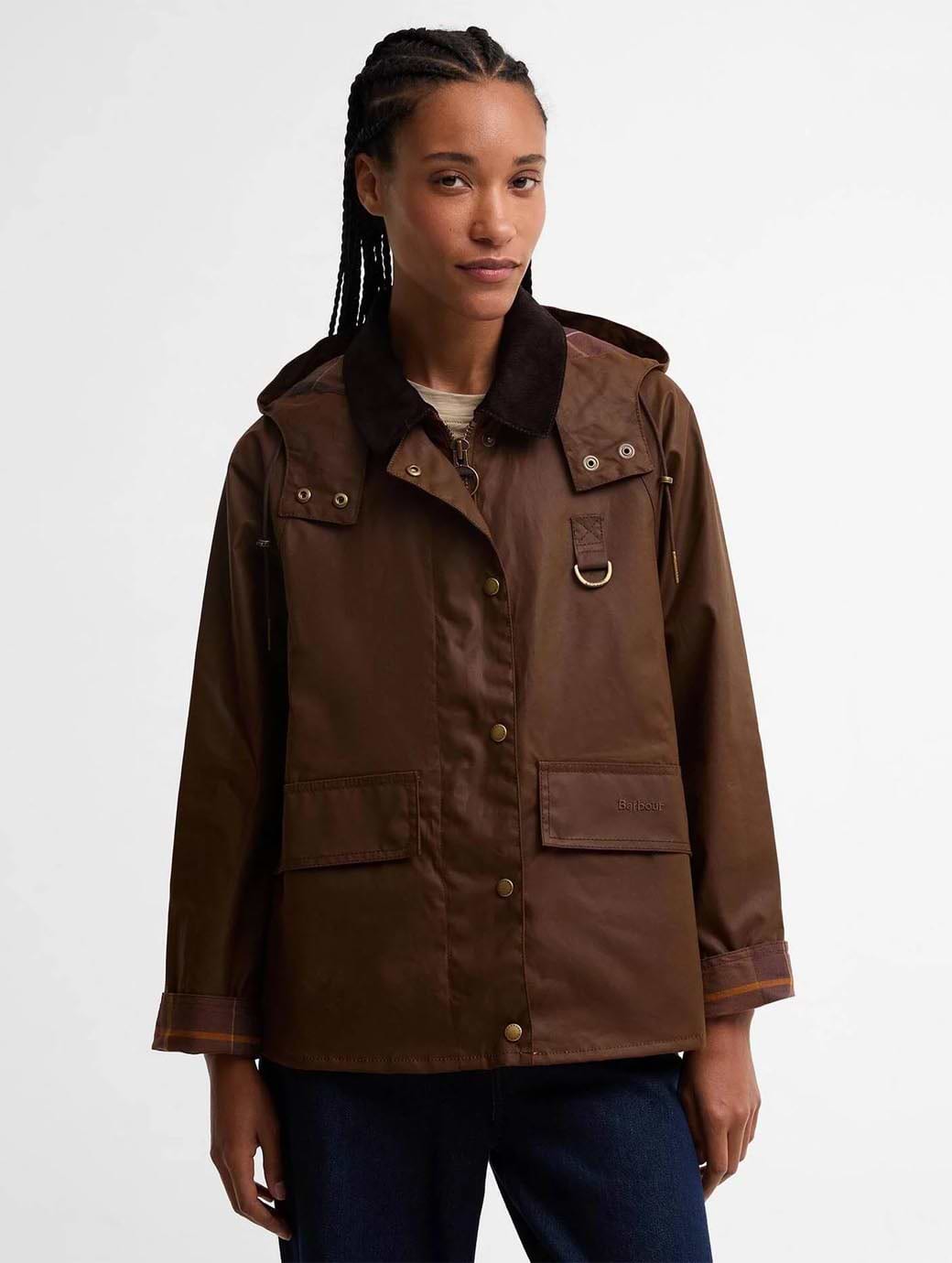 Barbour Women's Avon Wax Jacket Bark/Muted