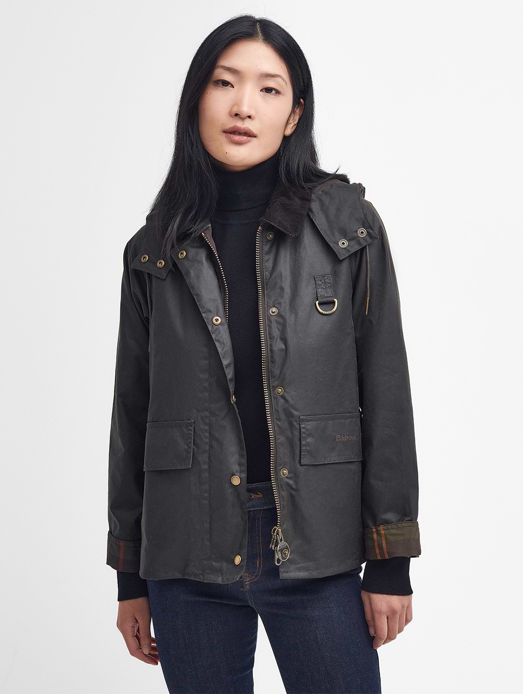 Barbour Women's Avon Wax Jacket Olive/Classic