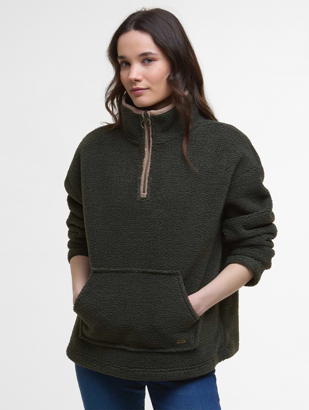 Barbour Women's Bamburgh Fleece Olive