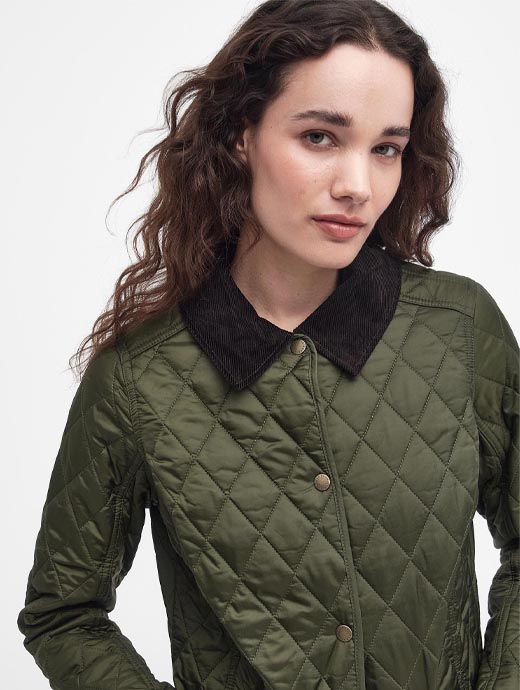 Barbour Beadnell Polarquilt Jacket Olive