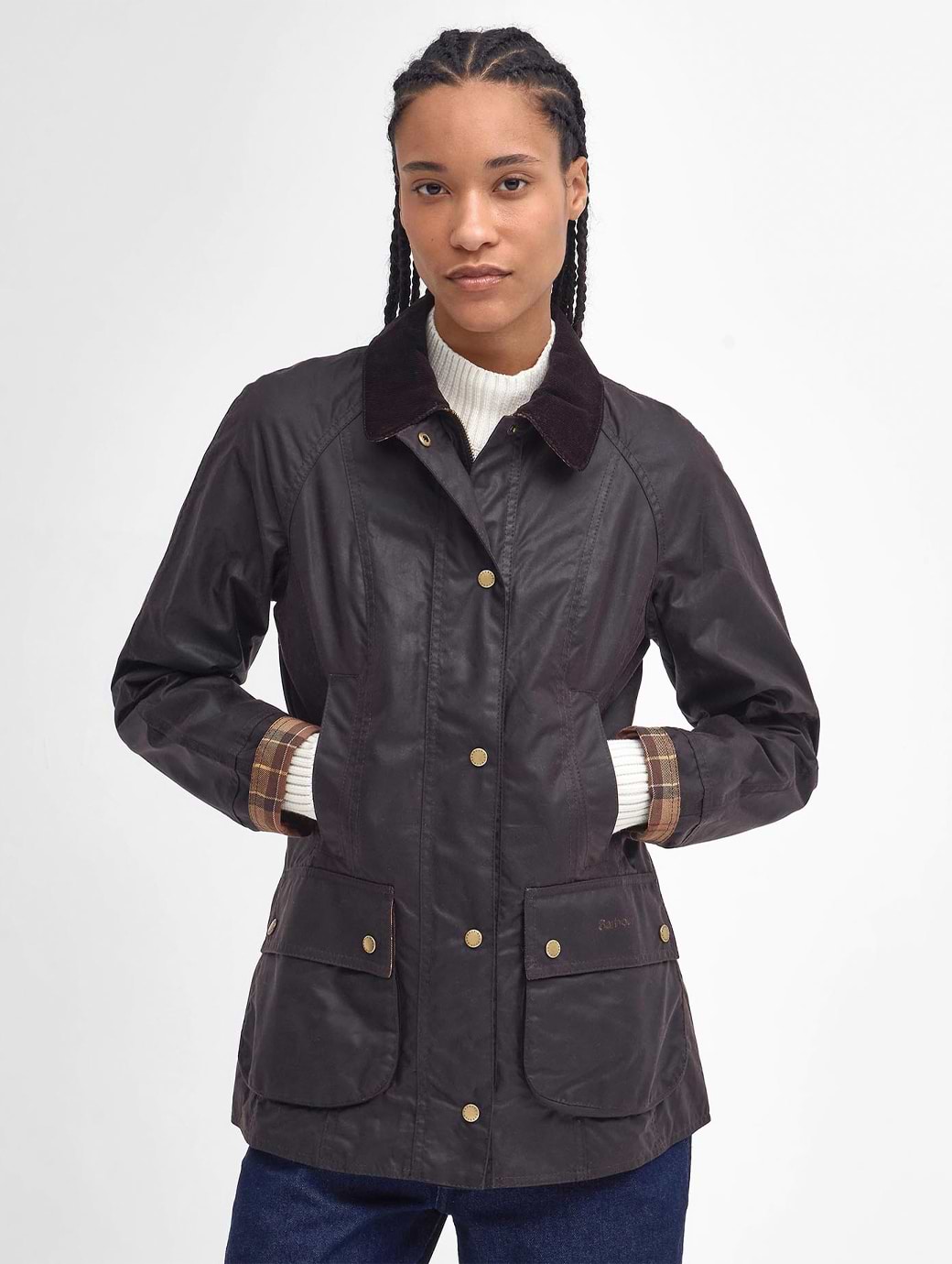 Barbour Women's Beadnell Wax Jacket Rustic