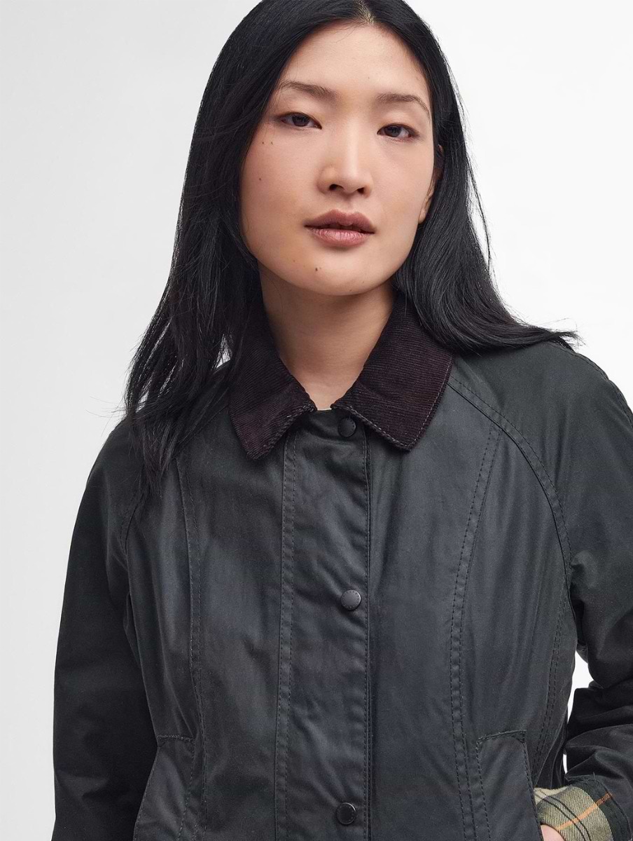 Barbour beadnell wax jacket sage clearance