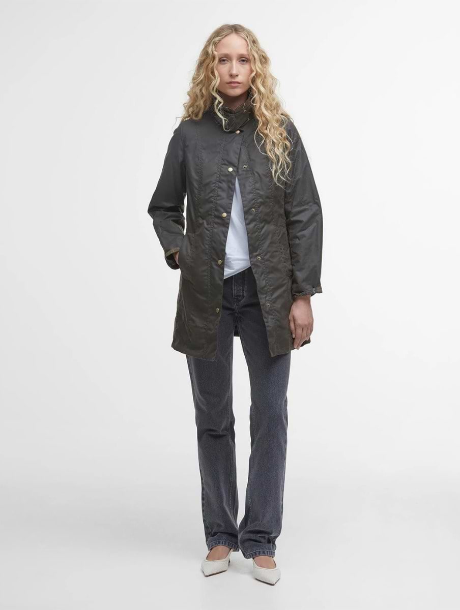 Barbour Belsay Wax Jacket Olive Griggs