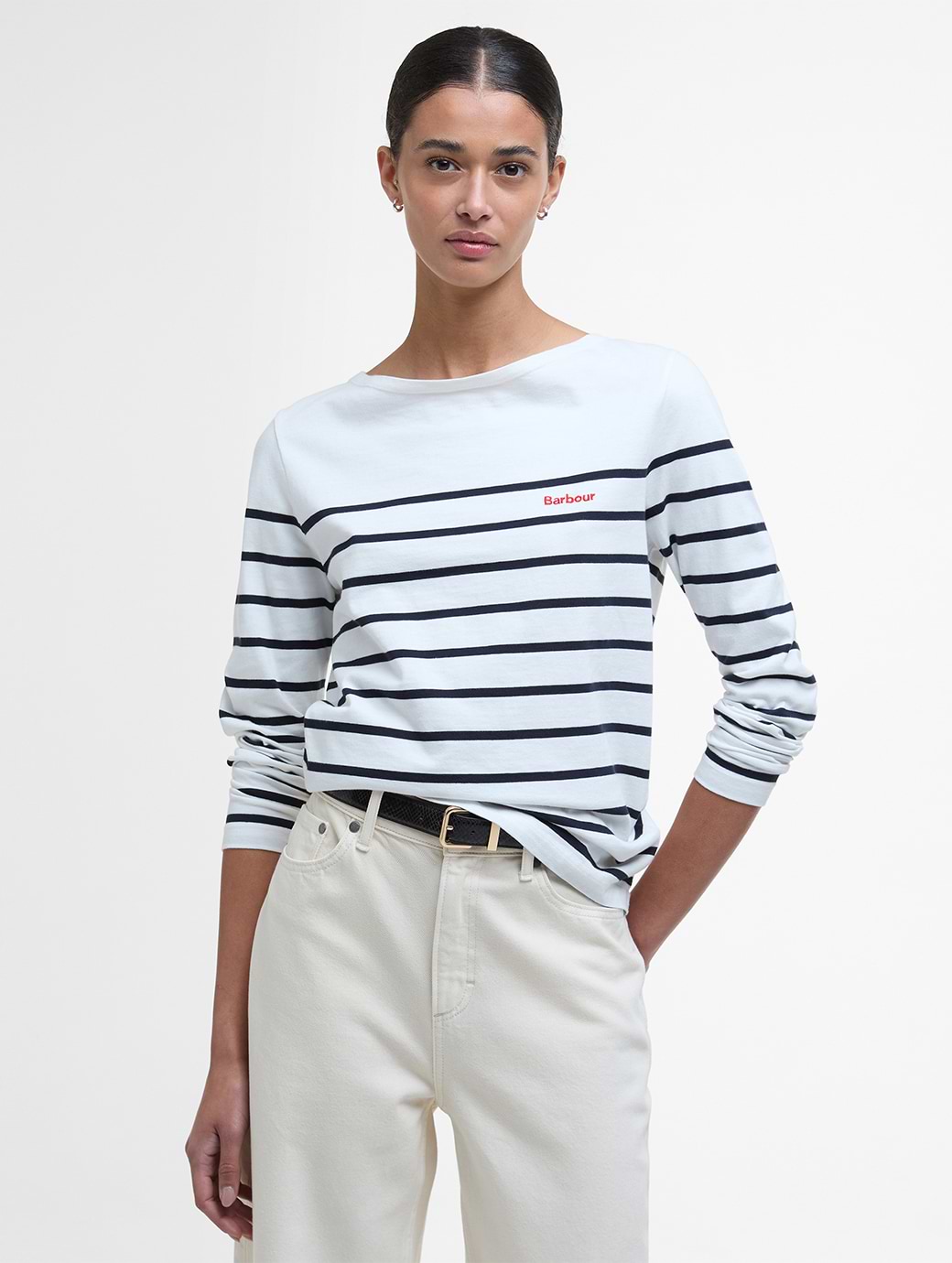 Barbour Women's Bradley Top Cloud Stripe