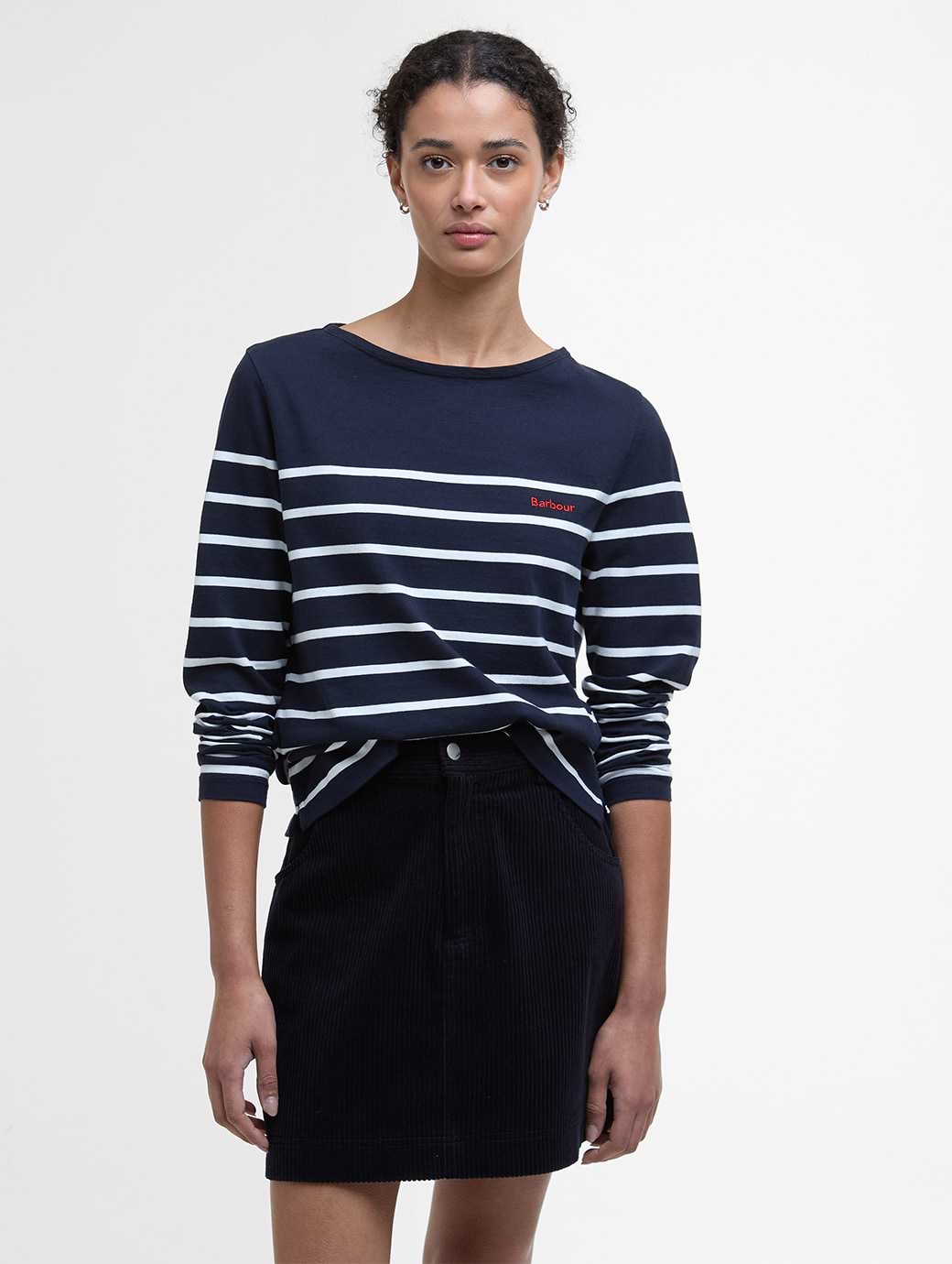 Barbour Women's Bradley Top Navy Stripe