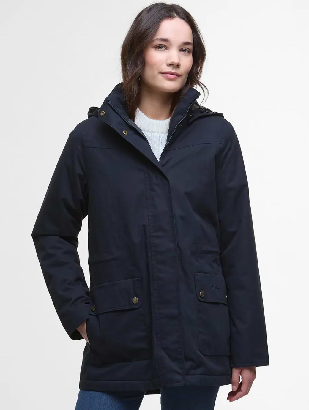 Barbour Women's Buttercup Waterproof Jacket Deep Navy/Classic