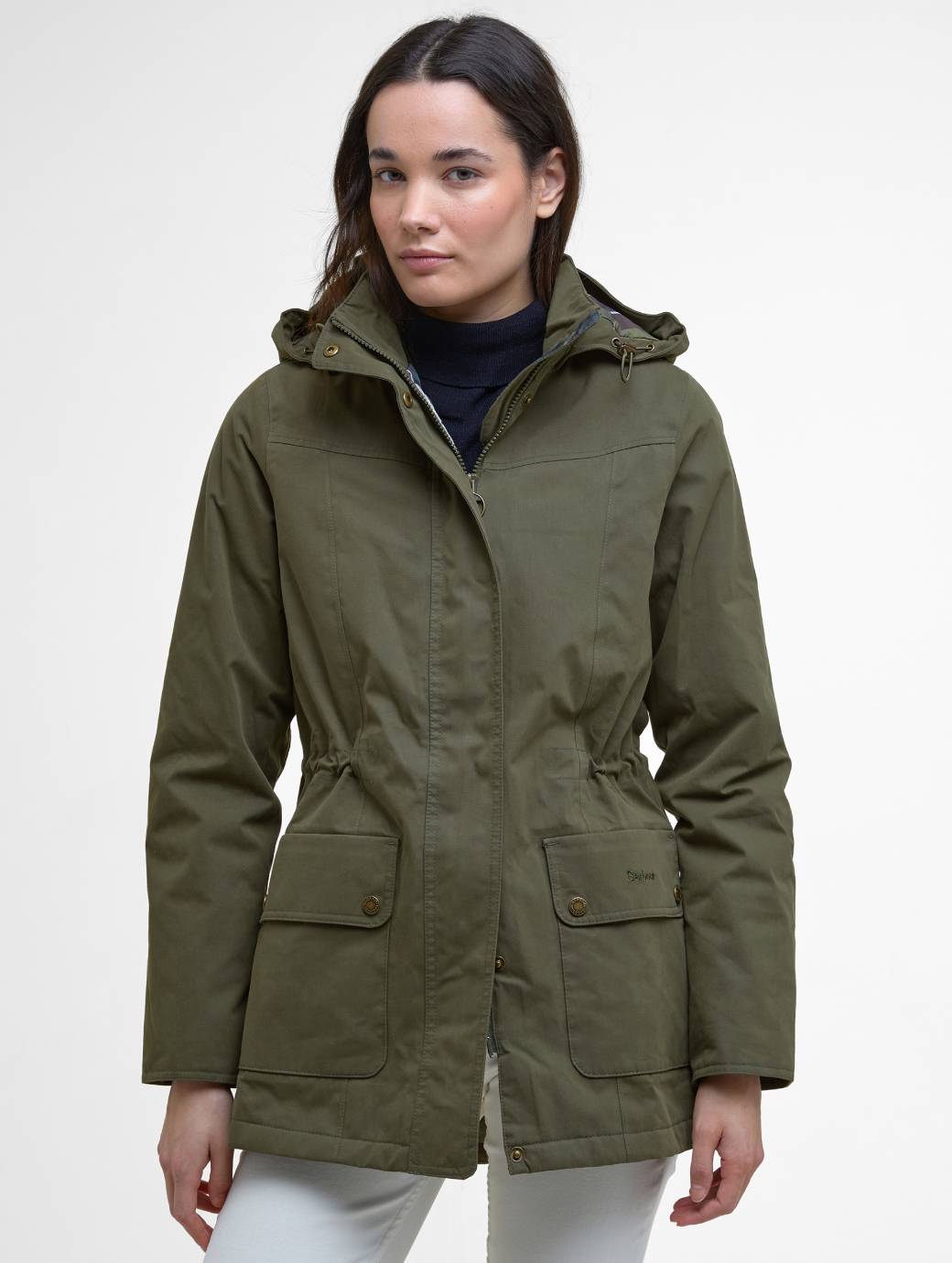 Barbour Women's Buttercup Waterproof Jacket Olive/Classic