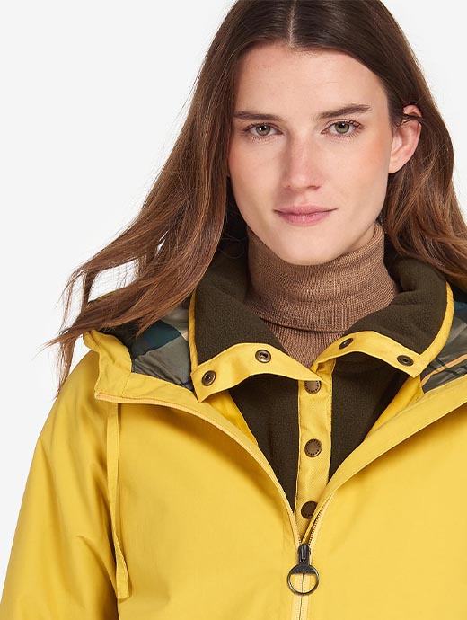 Barbour Women s Byermoor Jacket Cyber Yellow