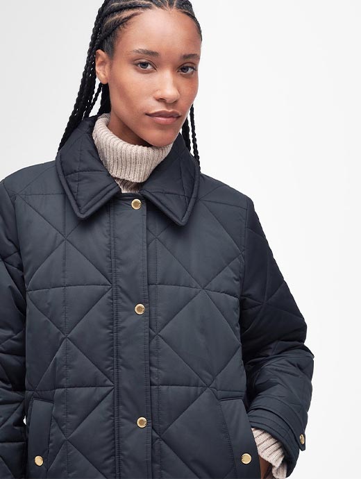 Quilted Jacket Black Friday 2021 Barbour Barbour Women's Crawford