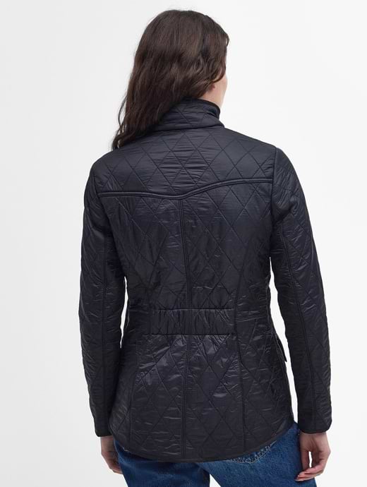 Barbour cavalry quilted jacket black new arrivals