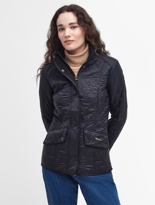 Barbour Women s Cavalry Polarquilt Jacket Black