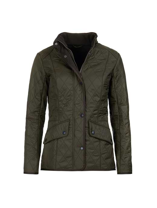 Barbour Cavalry Polarquilt Jacket Dark Olive Olive Griggs